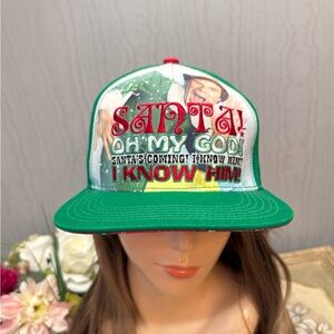 ELF the Movie Christmas Trucker Cap Adjustable Embroidered Will Ferrell